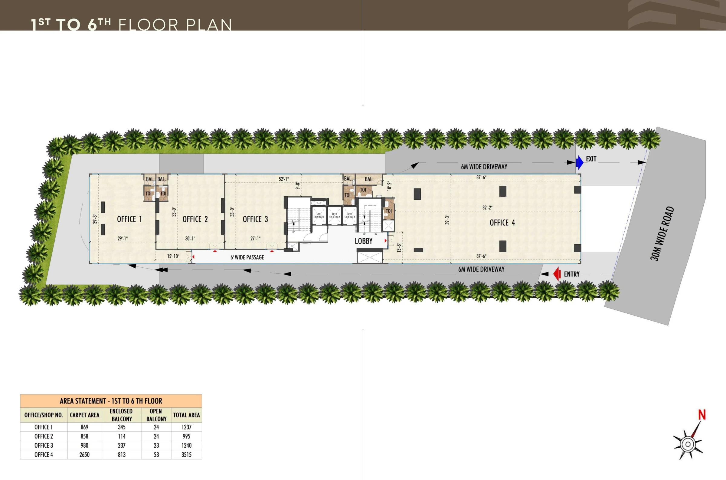Office floor plan — Stalwart Business Enclave, Baner