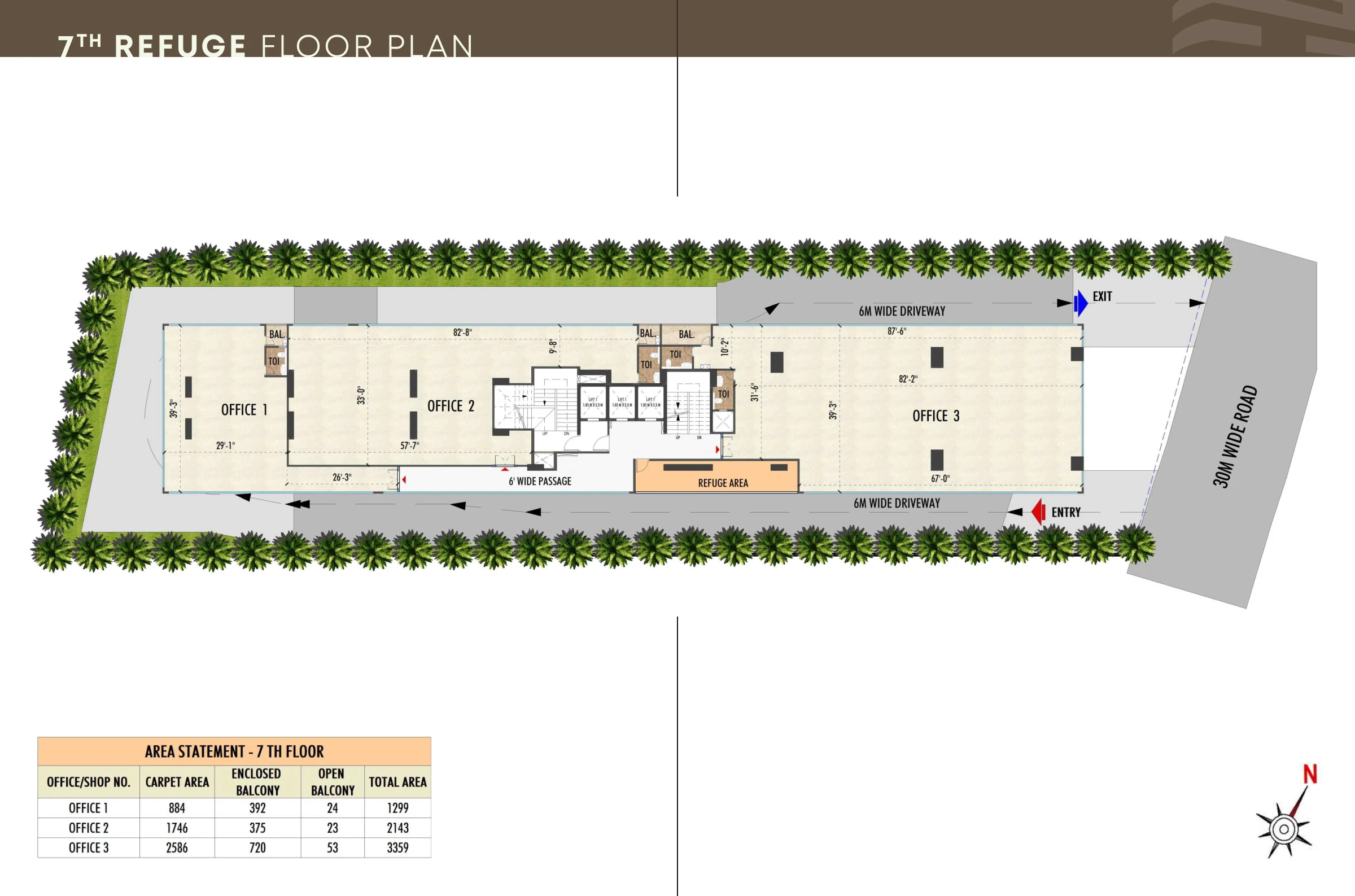 Office floor plan — Stalwart Business Enclave, Baner