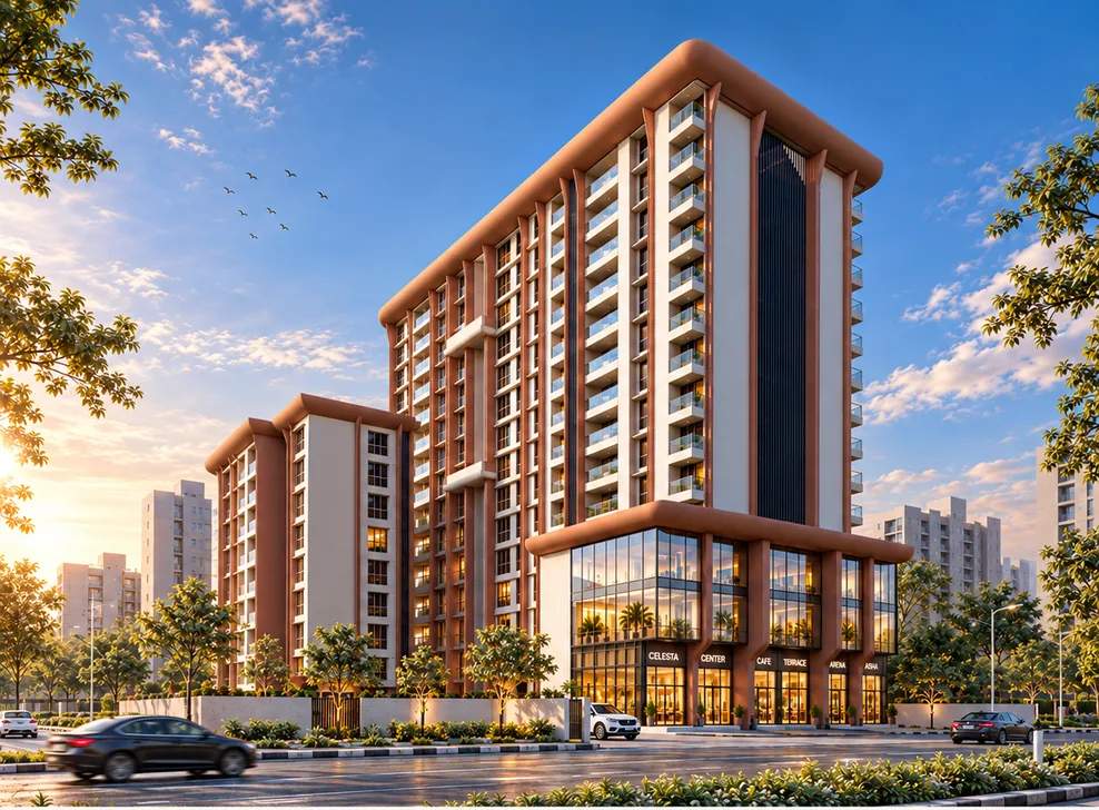 Celestia Heights — 2 BHK, 3 BHK, Office in Punawale