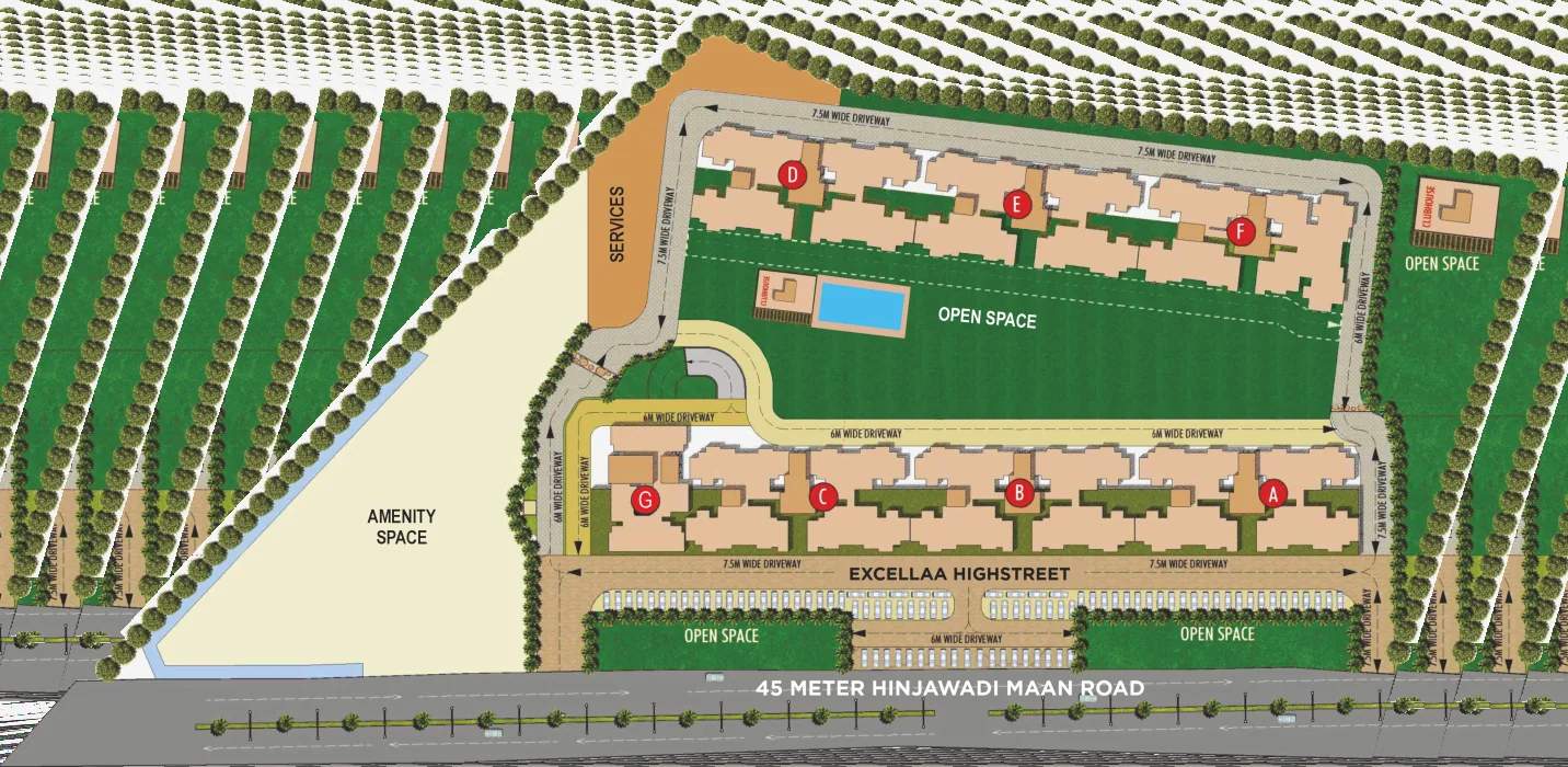 Excellaa TOTT — 2 BHK, 3 BHK in Maan