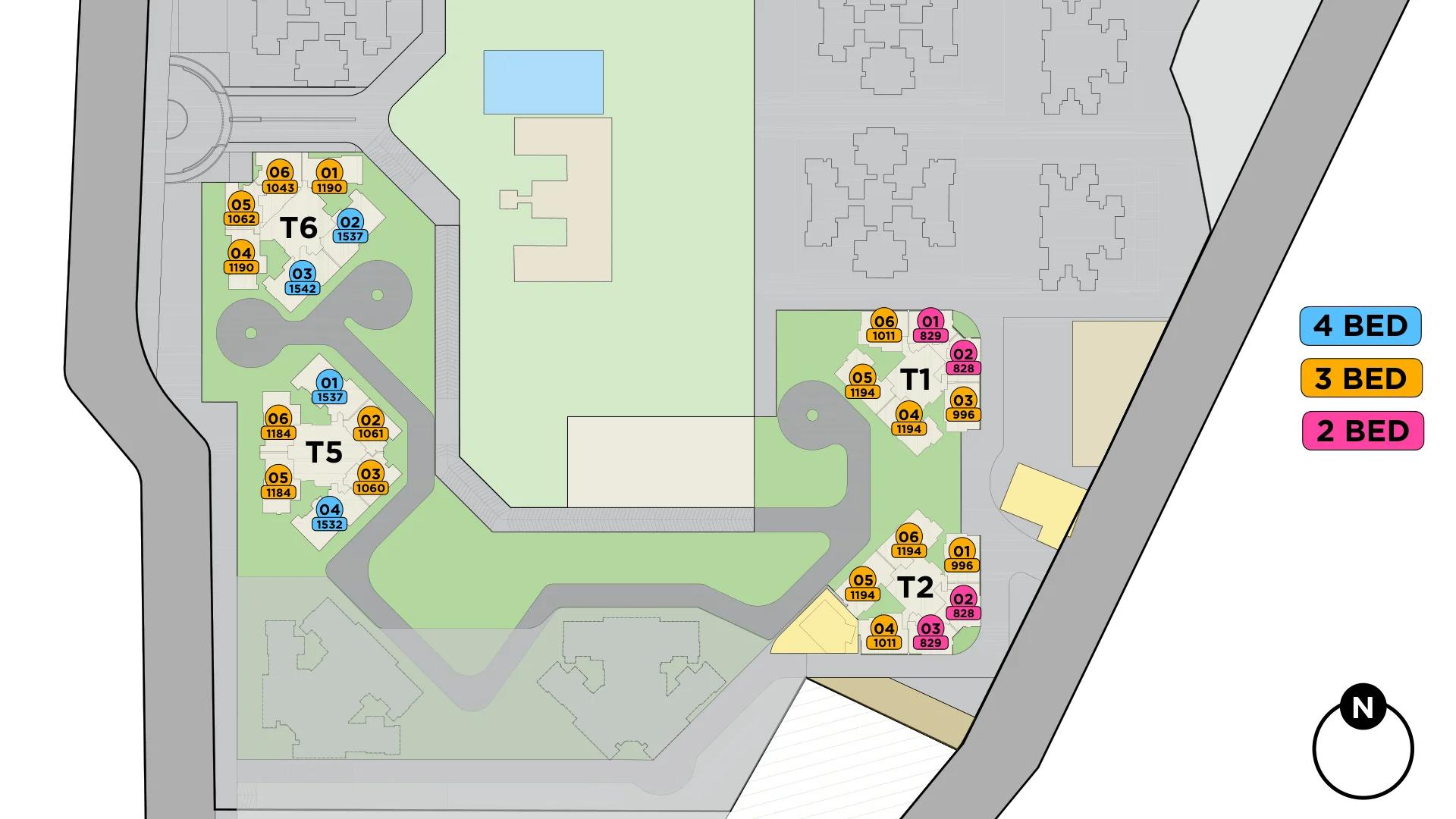Palladio Presidential Towers Floor Plans and Prices: 2, 3 and 4 BHK