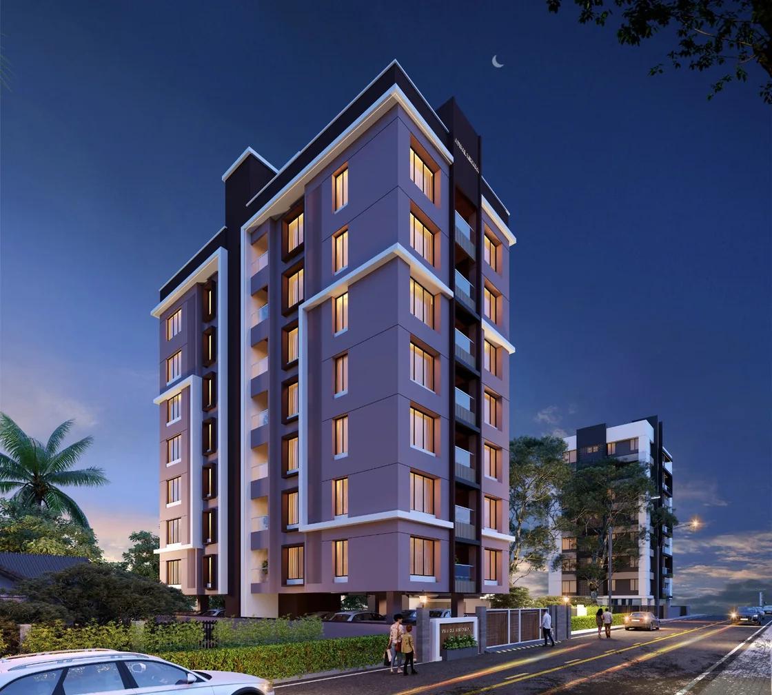 Vitthal Nirvana 3 BHK Floor Plans: 1,052 vs 1,086 sq ft Compared