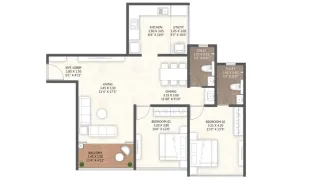 2bhk Merlin Ventana Baner