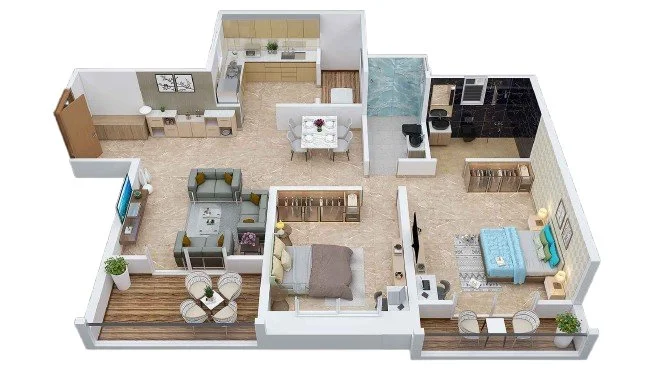 2bhk Rachana Bella Casa Royal