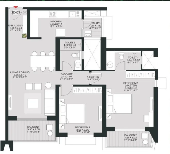 2 bhk The matrix godrej hinjewadi