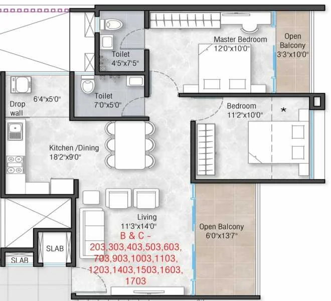 2 bhk Shaligram sky kiwale