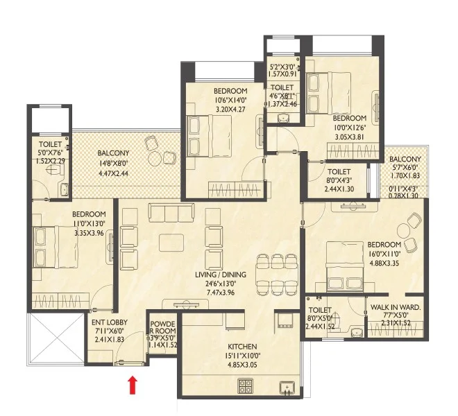 4 bhk Hillcrest Pimple Saudagar