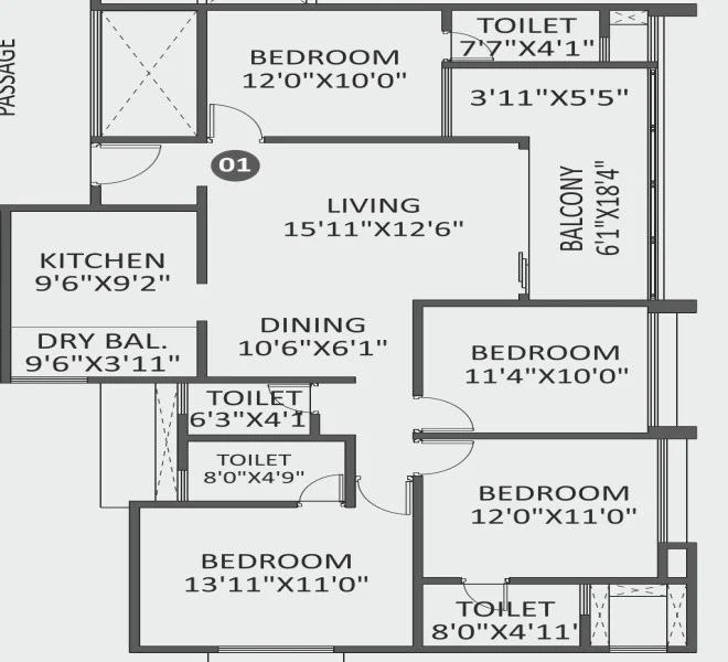 Silver Meteor tathawade 4 bhk