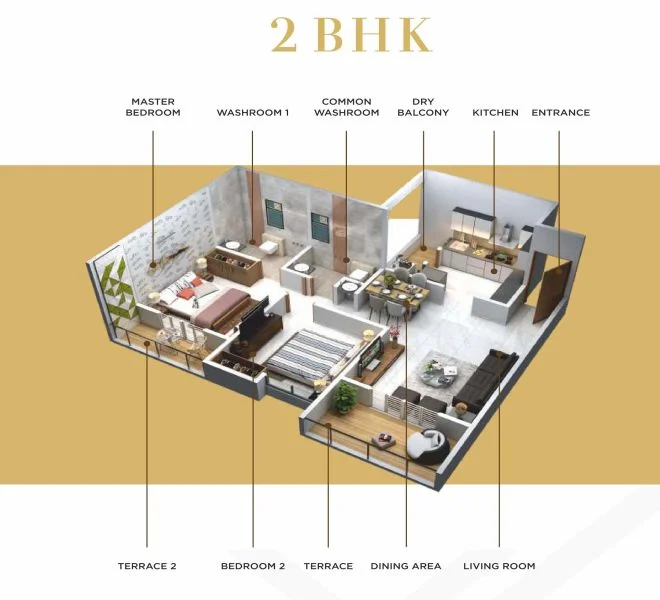 2 bhk BASIL Maximus