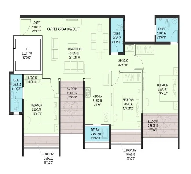 3bhk SKYSTORIES Ravet
