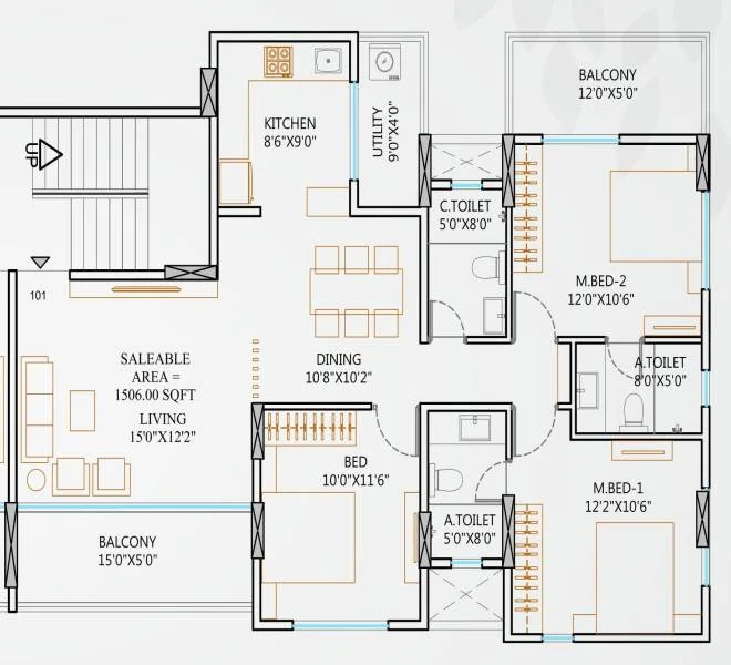 3 BHK 890 Akshara Meadows Tathawade , PUNE