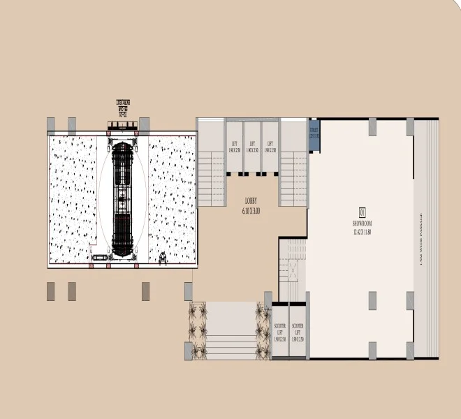 1350 Sq.ft. Prime Pinnacle Wakad , pune