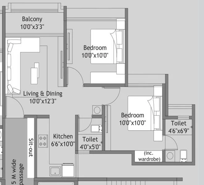 2bhk Vivanta Next Tathawade , pune
