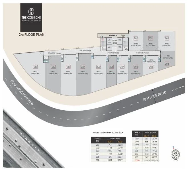 Office 714 The Corniche Tathawade , pune