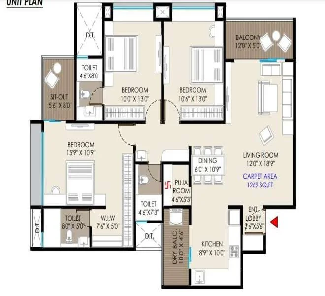3 BHK 1275 Codename Rare Ravet, pune