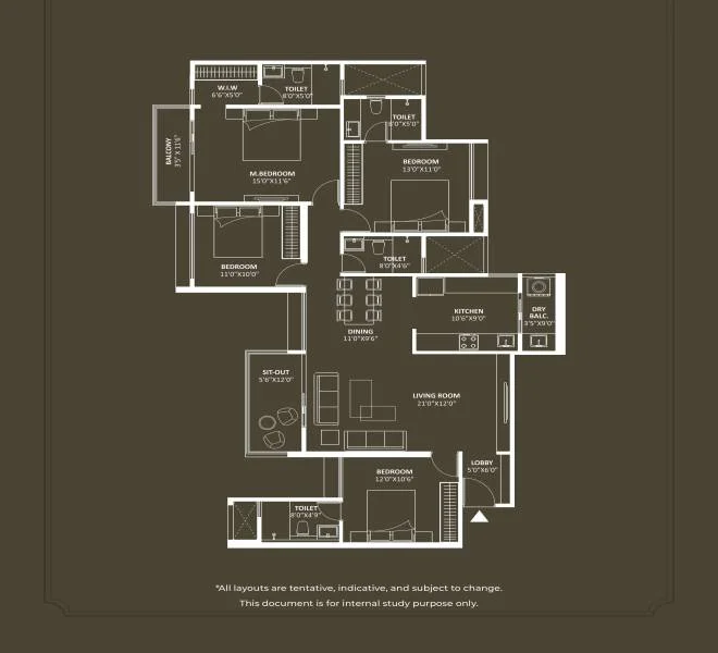 4 BHK saheel wakad downtown pune