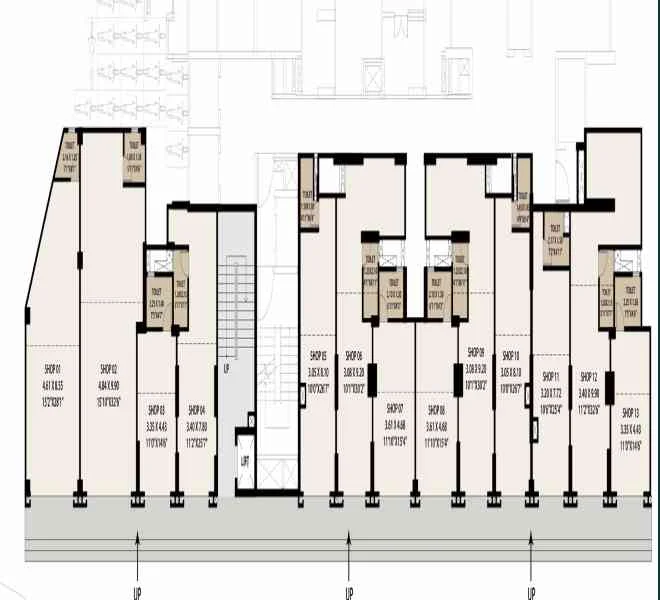 Shop 560 Mahindra Happinest commercial Tathawade, Pune