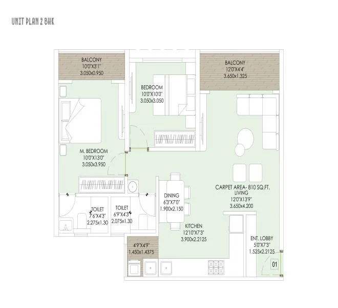 2 BHK 766 Sai Stella Mamurdi, pune