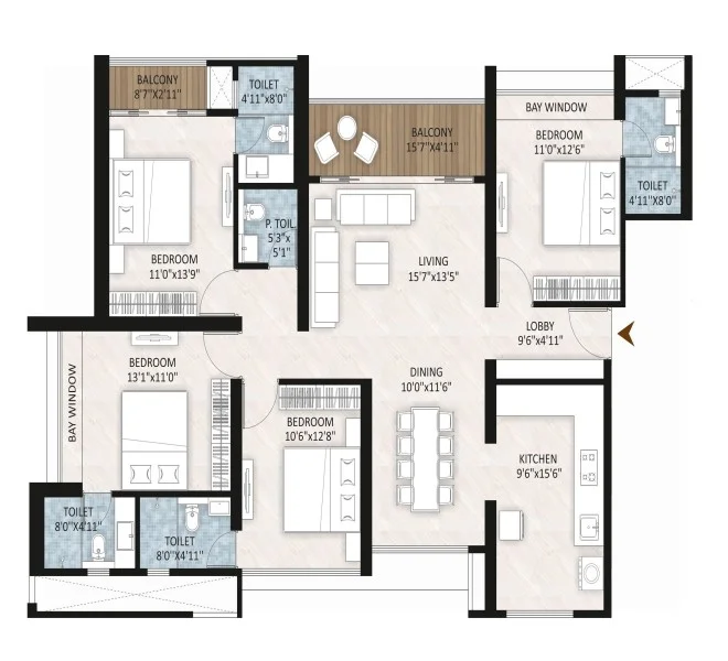 4 bhk New launch RGS Forte Aspire