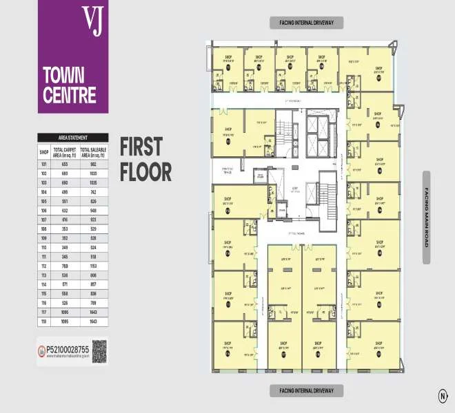 Shop 1852 VJ town center wakad, pune