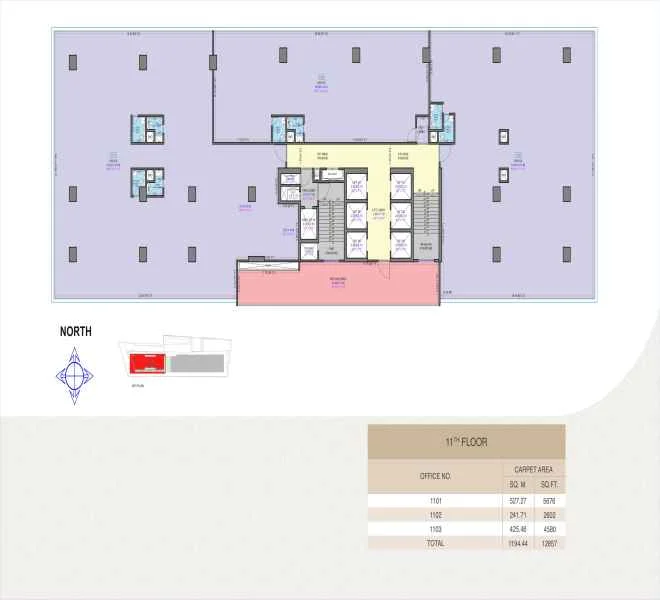 Office 5676 Merlin Ventana Commercial Baner, pune